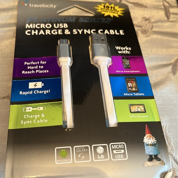 Travelocity platinum series micro usb charge and sync cable - Picture 3 of 3